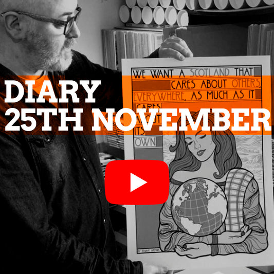 Video diary: print chat and a sale announcement