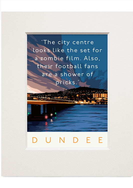 Dundee looks post-apocalyptic – small mounted print