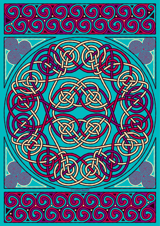 Thrumster Celtic panel – giclée print