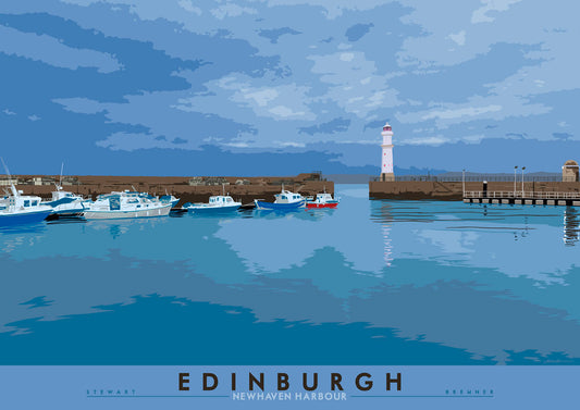 Edinburgh: Newhaven Harbour – poster