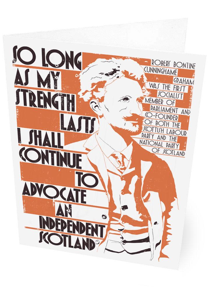 So long as my strength lasts – card - Indy Prints by Stewart Bremner