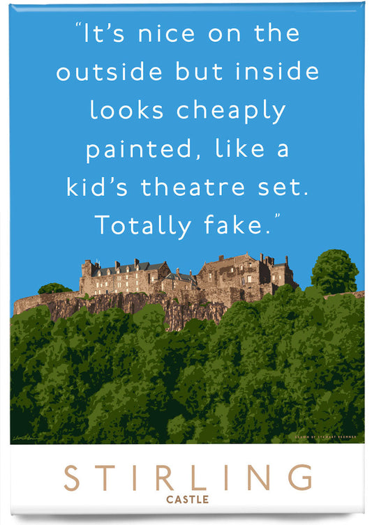 Stirling Castle looks cheap – magnet
