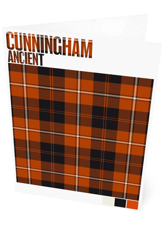 Cunningham Ancient tartan – set of two cards