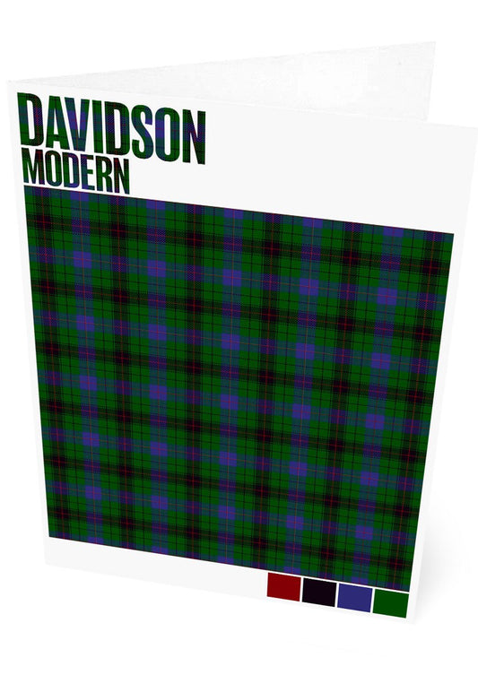 Davidson Modern tartan – set of two cards