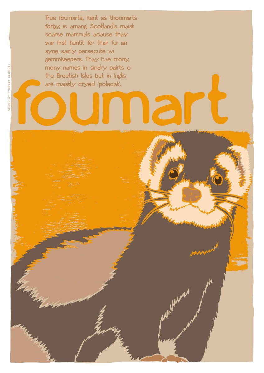 Foumart – poster – Indy Prints by Stewart Bremner