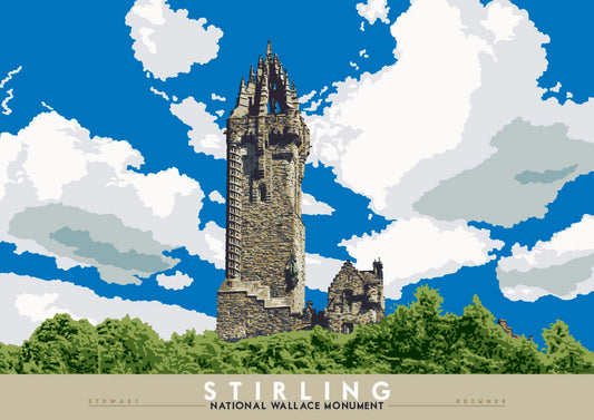 Stirling: National Wallace Monument – giclée print