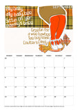 Scots Sayings on tartan – 2024 A4 calendar
