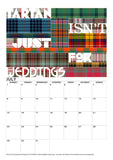 Scottish culture – 2024 A4 calendar