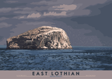 East Lothian: Bass Rock – poster - natural - Indy Prints by Stewart Bremner
