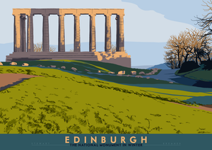 Edinburgh: National Monument – giclée print