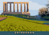 Edinburgh: National Monument – giclée print - natural - Indy Prints by Stewart Bremner