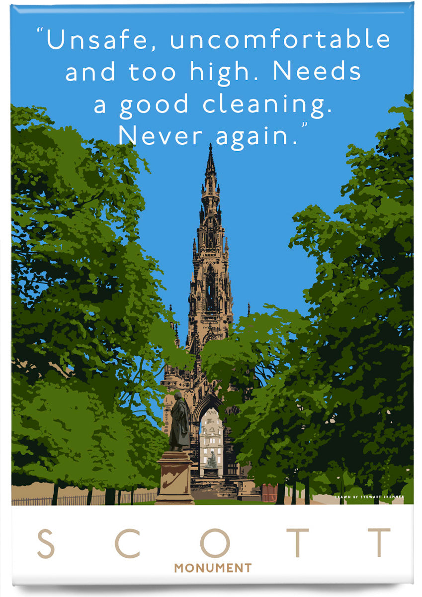 The Scott Monument is dirty and unsafe – magnet