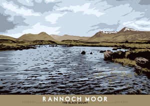 Rannoch Moor: The Black Mount – giclée print