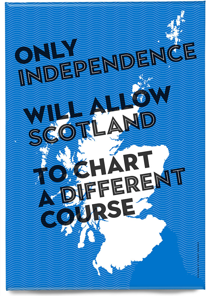Chart a different course – magnet - Indy Prints by Stewart Bremner