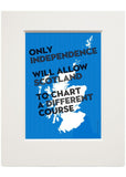 Chart a different course – small mounted print - Indy Prints by Stewart Bremner
