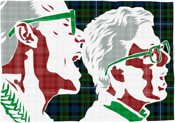 The Proclaimers on Robertson hunting ancient tartan – giclée print - Indy Prints by Stewart Bremner