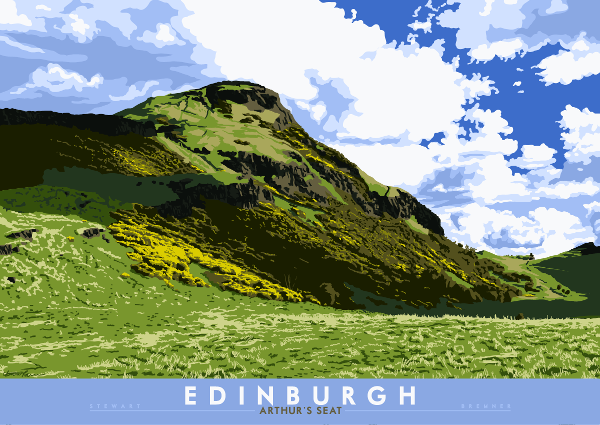 Edinburgh: Arthur's Seat – giclée print