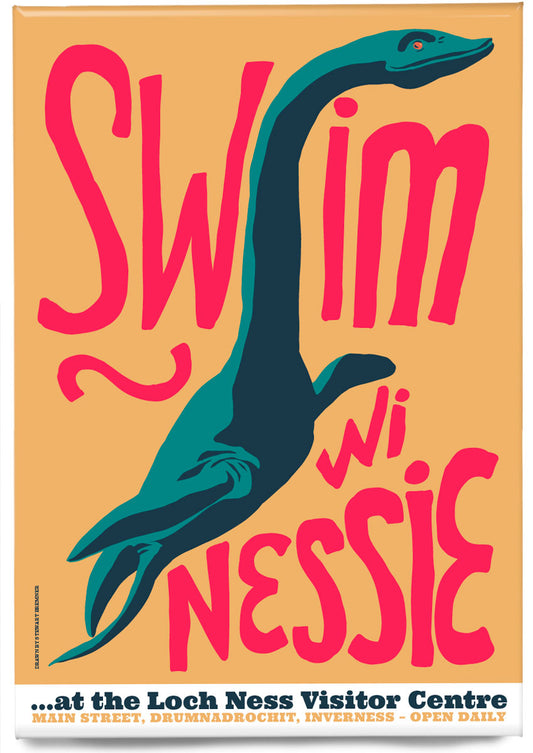 Swim wi Nessie – magnet
