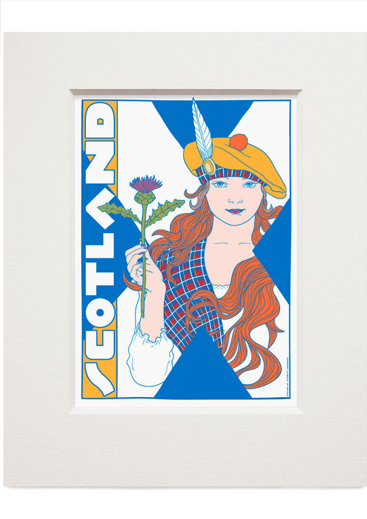 Spirit of Scotland – small mounted print - Indy Prints by Stewart Bremner