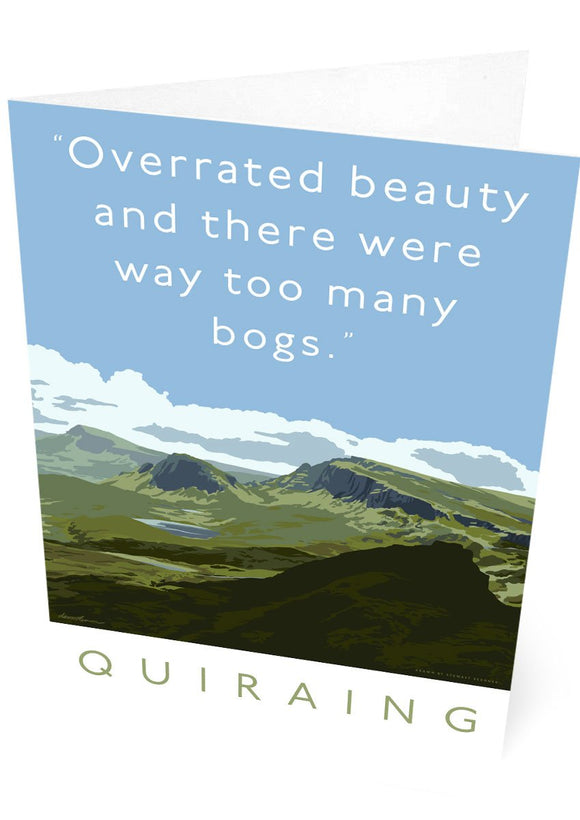 The Quiraing is overrated – card