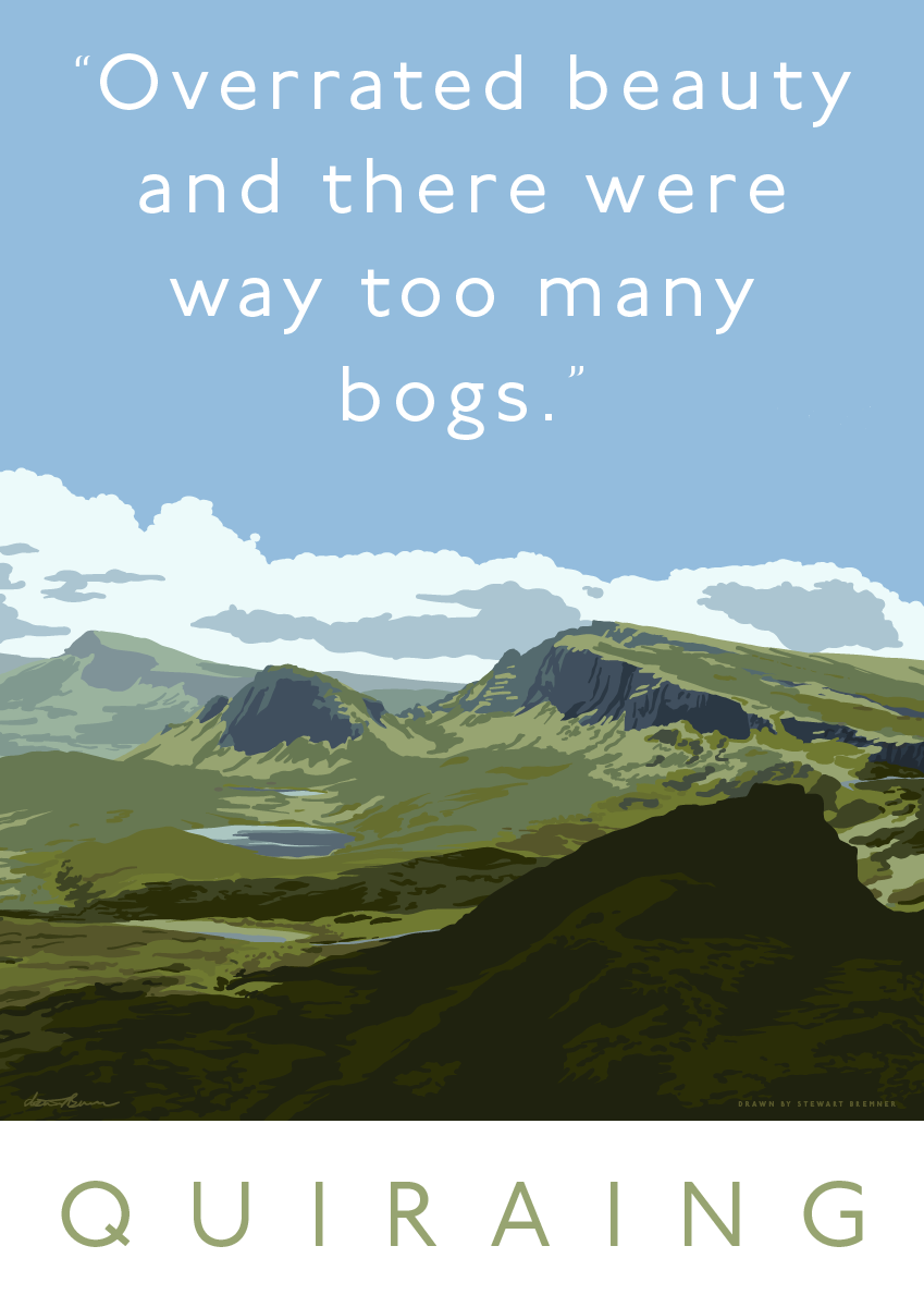 The Quiraing is overrated – giclée print