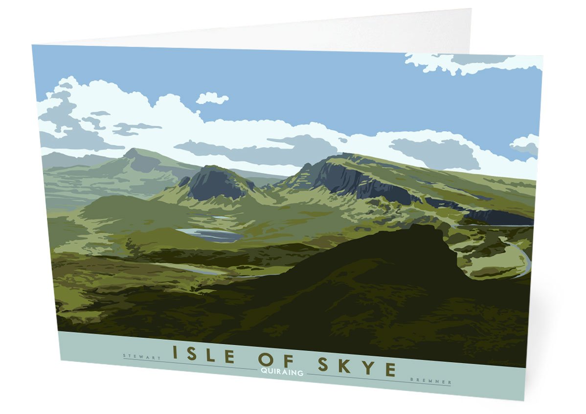 Isle of Skye: Quiraing – card - natural - Indy Prints by Stewart Bremner