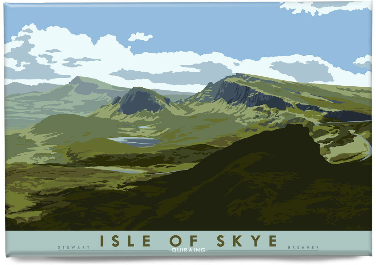 Isle of Skye: Quiraing – magnet - natural - Indy Prints by Stewart Bremner