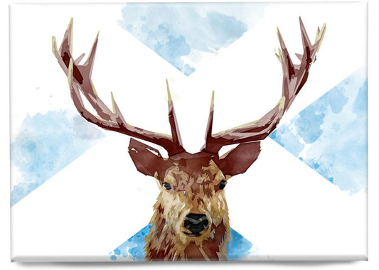 The Scottish stag – magnet - Indy Prints by Stewart Bremner