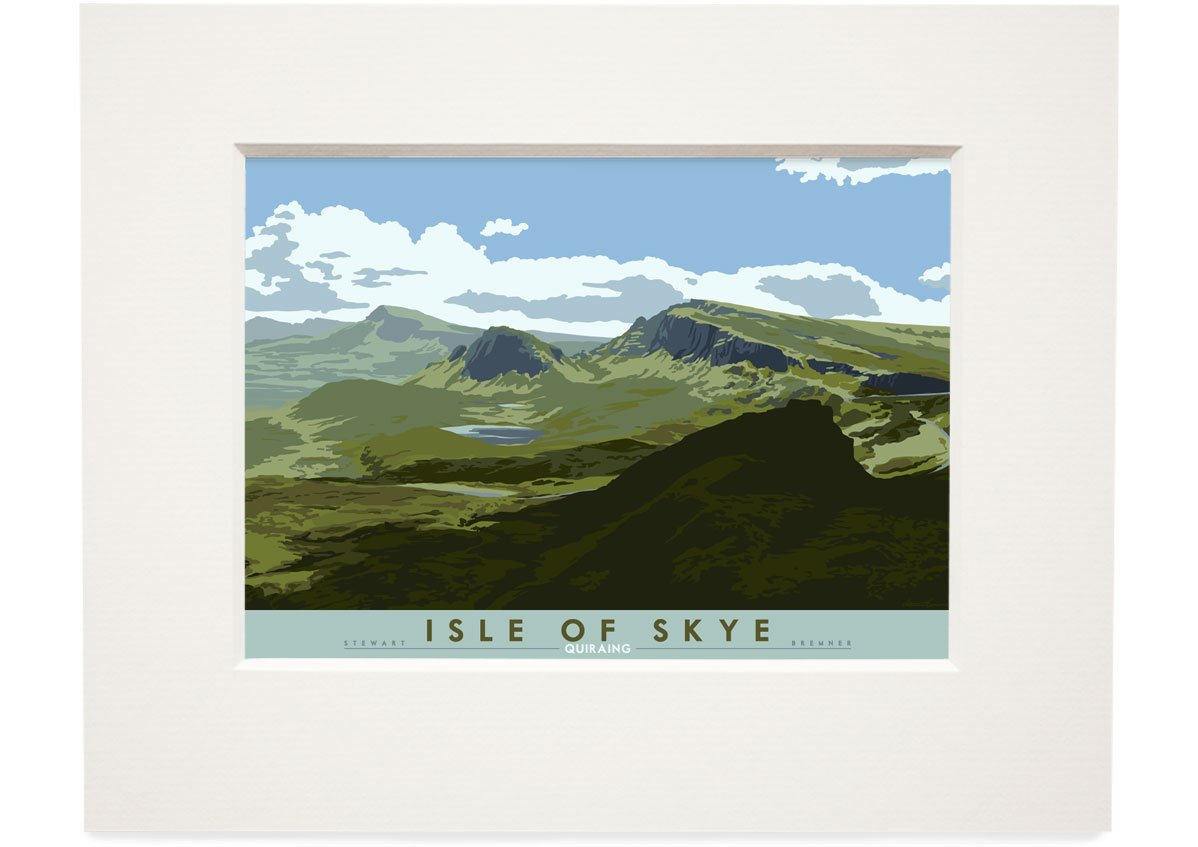 Isle of Skye: Quiraing – small mounted print - natural - Indy Prints by Stewart Bremner