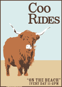 Coo rides – giclée print - Indy Prints by Stewart Bremner