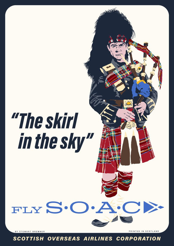Fly SOAC – poster - Indy Prints by Stewart Bremner