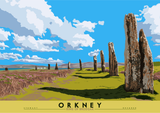 Orkney: Ring of Brodgar – poster - natural - Indy Prints by Stewart Bremner
