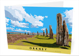 Orkney: Ring of Brodgar – card - natural - Indy Prints by Stewart Bremner