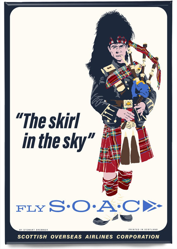 Fly SOAC – magnet - Indy Prints by Stewart Bremner