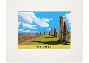 Orkney: Ring of Brodgar – small mounted print
