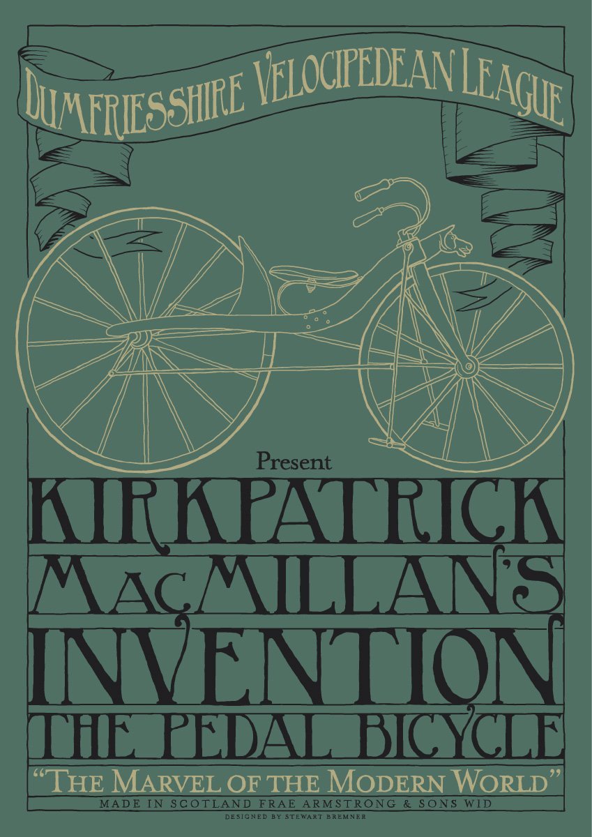 MacMillan’s bicycle – giclée print - Indy Prints by Stewart Bremner