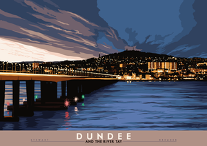 Dundee and the River Tay – giclée print