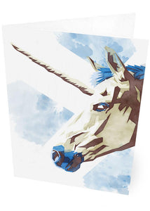 The Scottish unicorn – card - Indy Prints by Stewart Bremner