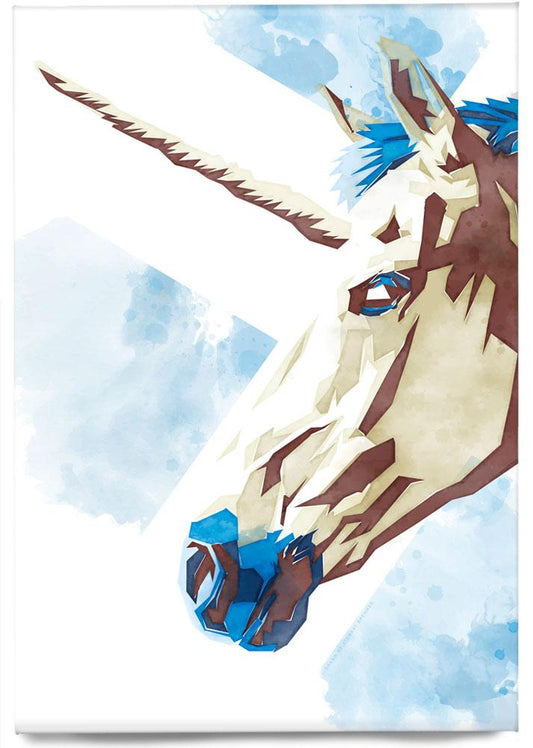 The Scottish unicorn – magnet - Indy Prints by Stewart Bremner