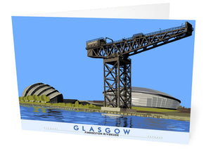 Glasgow: Finnieston riverside – card