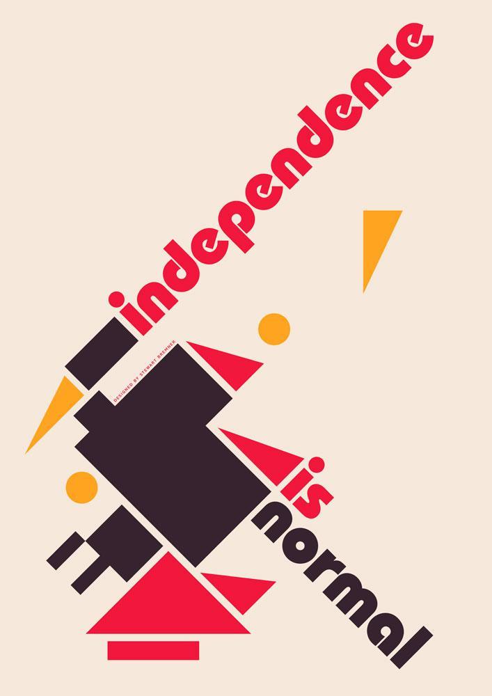 Independence is normal – giclée print - Indy Prints by Stewart Bremner