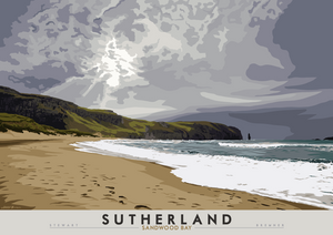 Sutherland: Sandwood Bay – giclée print