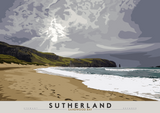 Sutherland: Sandwood Bay – giclée print - natural - Indy Prints by Stewart Bremner