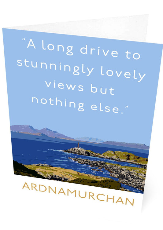A long drive to Ardnamurchan – card