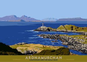 Ardnamurchan: Lighthouse and the Small Isles – giclée print