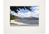 Argyll: Loch Lomond and Ben Lomond – small mounted print - natural - Indy Prints by Stewart Bremner