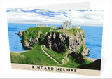 Kincardineshire: Dunnottar Castle – card - natural - Indy Prints by Stewart Bremner