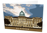 Glasgow: The Mitchell Library – card - natural - Indy Prints by Stewart Bremner