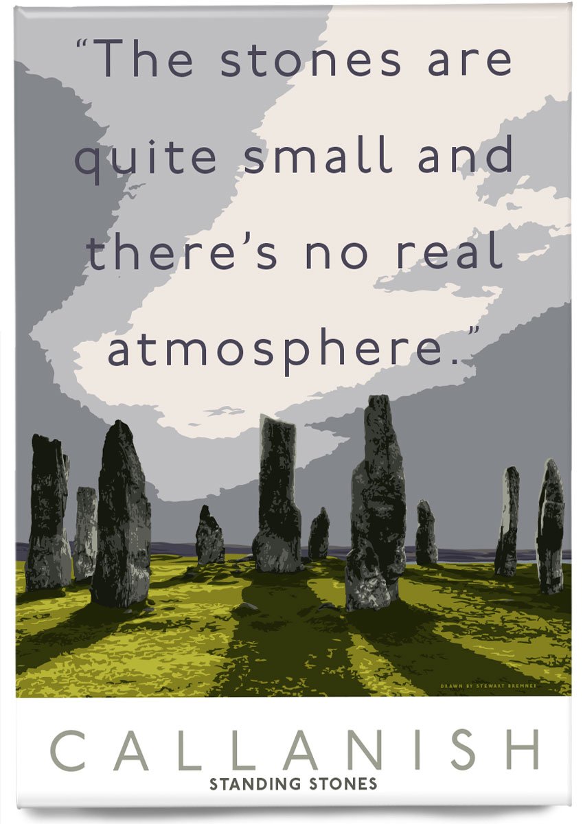 The Callanish Stones have no atmosphere – magnet