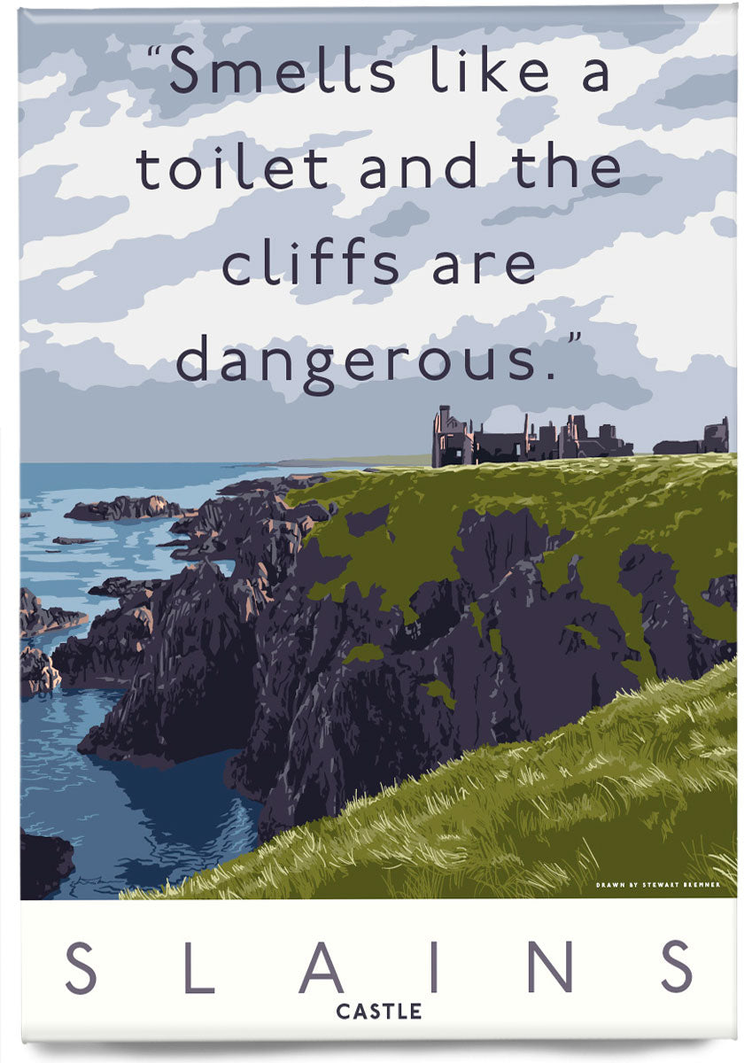 Slains Castle smells like a toilet – magnet
